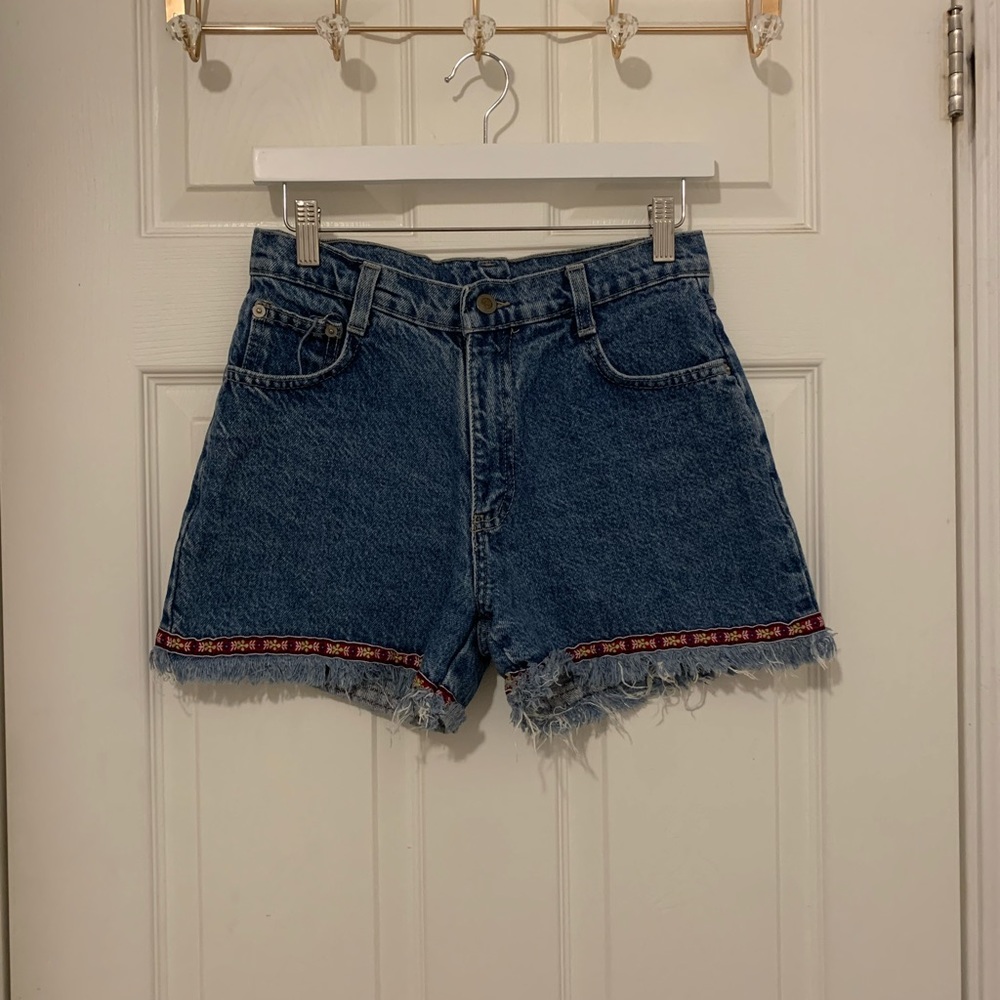Vintage jean cut off shorts